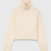 Jersey de cachemira de cuello alto Jersey de cachemira de cuello alto
