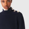 Jersey de cuello alto de lana Jersey de cuello alto de lana