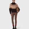 Jersey de cuello alto Fair Isle Jersey de cuello alto Fair Isle