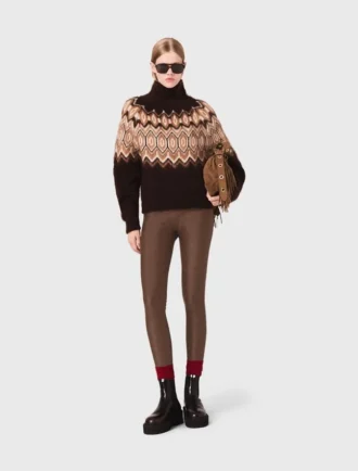 Jersey de cuello alto Fair Isle