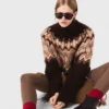 Jersey de cuello alto Fair Isle Jersey de cuello alto Fair Isle