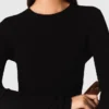 Jersey de cuello redondo tipo segunda piel