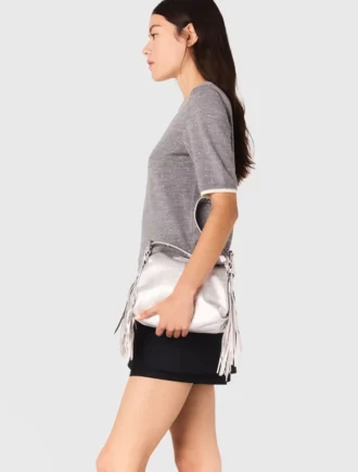 Jersey de manga corta con pedrería