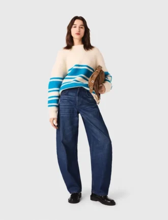Jersey oversize de mezcla de lana