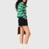 Jersey polo corto a rayas