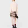 Kilt a cuadros con pedrería