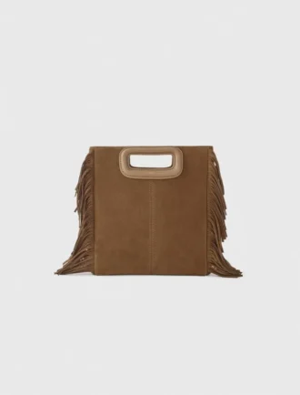 M Bag con flecos en ante