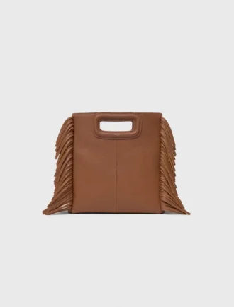 M Bag de piel granulada