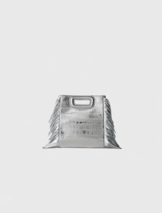 M Bag mini de piel repujada con cadena