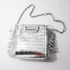 M Bag mini de piel repujada con cadena M Bag mini de piel repujada con cadena
