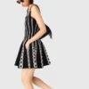 Mini vestido de punto jacquard