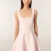 Mini vestido de punto jacquard
