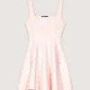 Mini vestido de punto jacquard