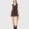 Mini vestido de tweed Mini vestido de tweed