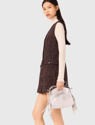 Mini vestido de tweed