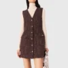 Mini vestido de tweed Mini vestido de tweed