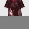 Minivestido bordado con lentejuelas Minivestido bordado con lentejuelas