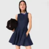 Minivestido vaquero con volantes
