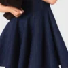 Minivestido vaquero con volantes