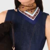 Minivestido vaquero con volantes