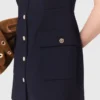 Mono de mezcla de lana con efecto de capas Mono de mezcla de lana con efecto de capas