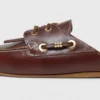 Mules de barco de piel