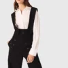 Pantalones bordados con tirantes Pantalones bordados con tirantes