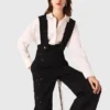 Pantalones bordados con tirantes Pantalones bordados con tirantes