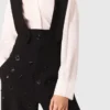 Pantalones bordados con tirantes Pantalones bordados con tirantes