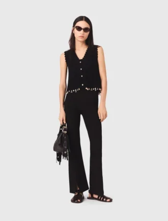 Pantalones con abertura