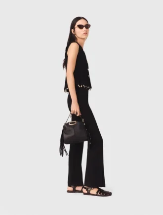 Pantalones con abertura
