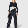 Pantalones con estampado de pañuelo