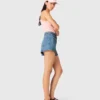 Pantalones cortos de denim trenzado