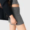 Pantalones cortos de punto con pedrería