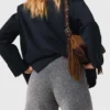 Pantalones cortos de punto con pedrería