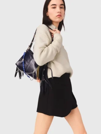 Pantalones cortos de traje con efecto de capas