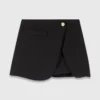 Pantalones cortos de traje con efecto de capas