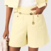 Pantalones cortos de tweed
