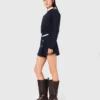 Pantalones cortos de tweed con cintura en contraste