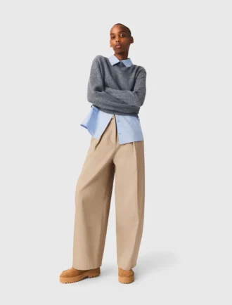 Pantalones de algodón tipo globo