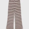Pantalones de ganchillo en zigzag Pantalones de ganchillo en zigzag