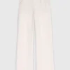 Pantalones de pierna ancha con efecto tweed