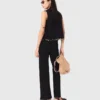 Pantalones de punto con pedrería Pantalones de punto con pedrería
