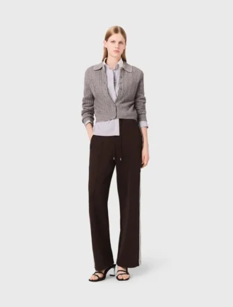 Pantalones de rayas rectas