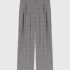 Pantalones de traje a cuadros