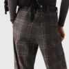 Pantalones de traje a cuadros