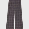 Pantalones de traje a cuadros