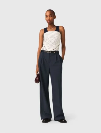 Pantalones de traje a rayas