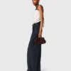 Pantalones de traje a rayas Pantalones de traje a rayas