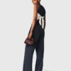 Pantalones de traje a rayas Pantalones de traje a rayas